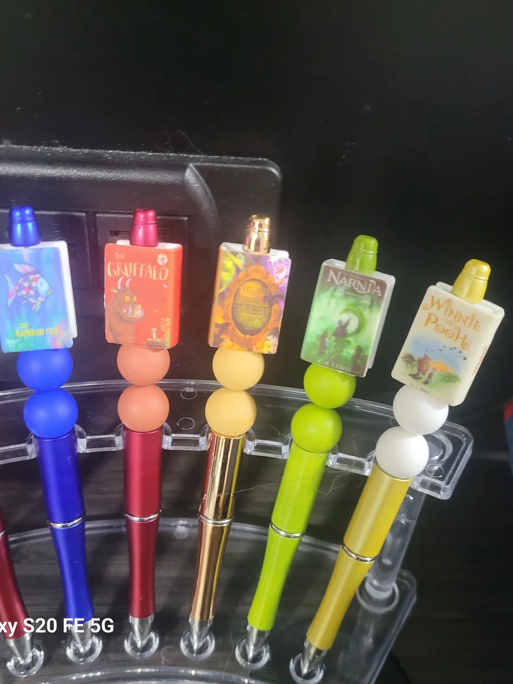 Handmade Book Themed Beaded Pens